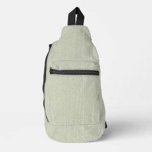 Bandolera Elegante Sage Green Wood Grain Sling Bag