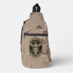 Bandolera Emblema de Combate del Desierto del Veterano Sand 