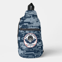 Bandolera Emblema Táctico de Veterano de Seguridad Marítima