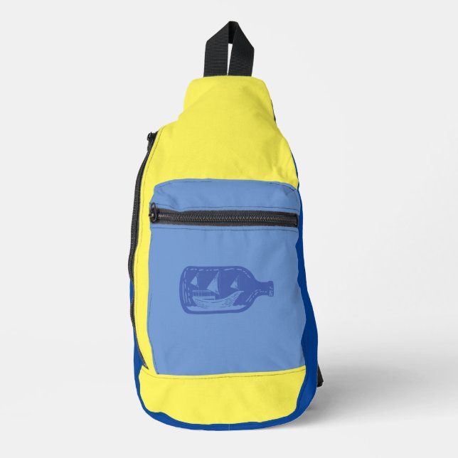 Bandolera enviar en la botella (Anverso)