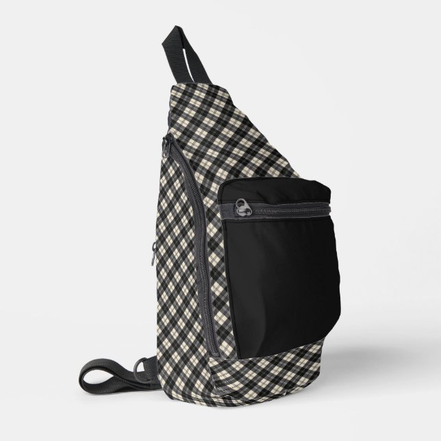 Bandolera Erskine Scottish Clan Tartan Sling Bag (Esquina izquierda)