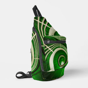 Bandolera Escalera circular verde