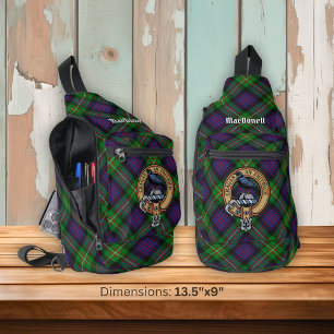 Bandolera Escudo de armas del Clan MacDonell de Glengarry so