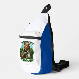 Bandolera Estandamiento del oso armado