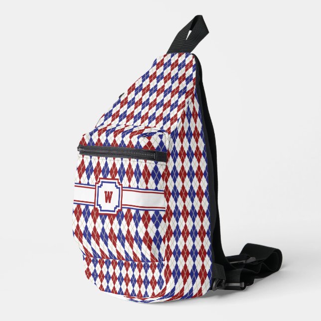 Bandolera Estilo Americano Argyle (Esquina derecha)