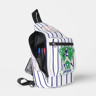 Bandolera Estrella de Batería de Béisbol Personalizada
