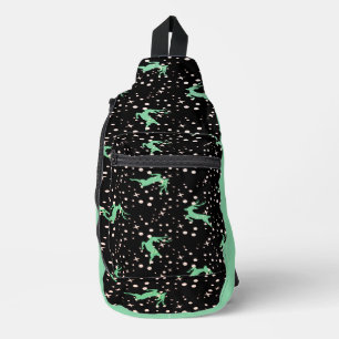 Bandolera Estrella de ciervo de Navidad Patrón de invierno 