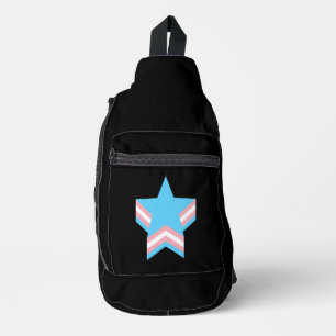 Bandolera estrellas de orgullo transgénero