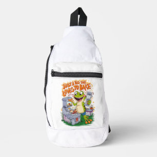 Bandolera Explorador culinario: aventura de las ranas