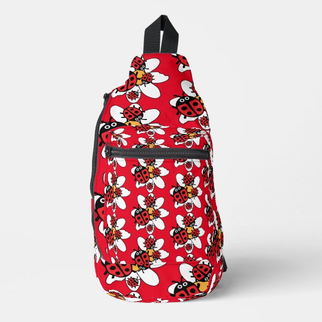 Bandolera familia ladybird y Ladybug (Anverso)