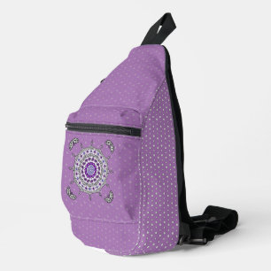 Bandolera Fantasía de Mehndi Plateado