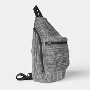 Bandolera Faux Gray Fabric