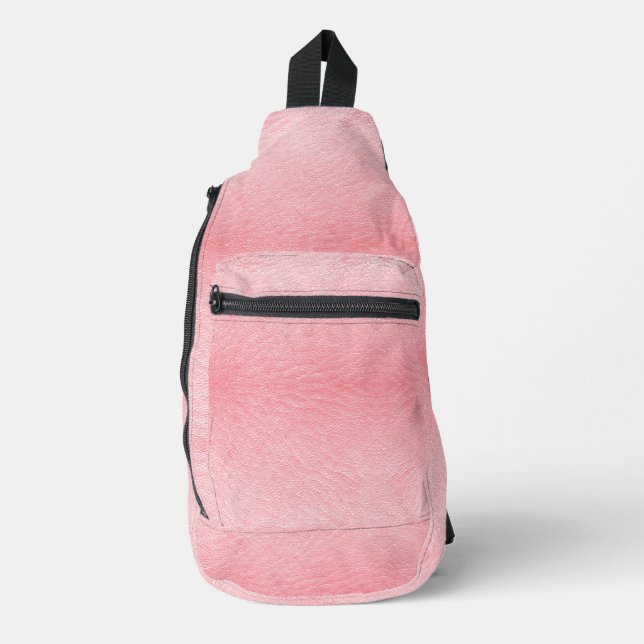 Bandolera Faux Pink Leather (Anverso)