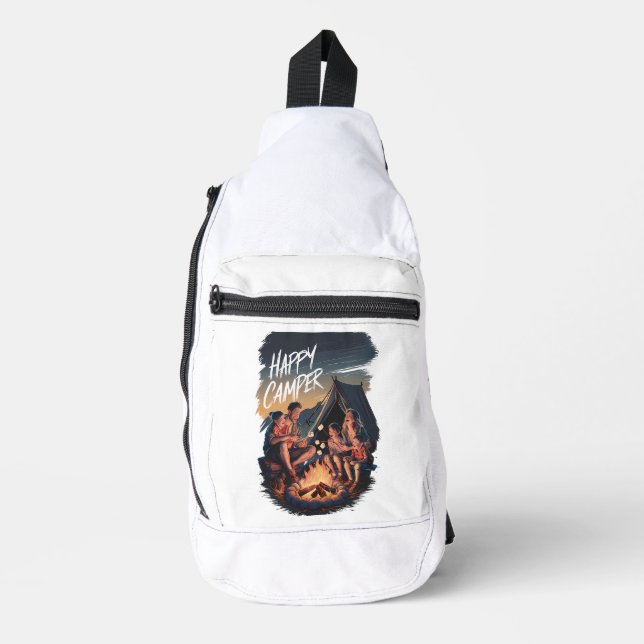 Bandolera Feliz Camper (Anverso)