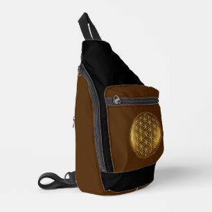 Bandolera FLORES DE LA VIDA - Geometría Sagrada Medaillon 1