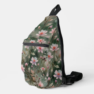 Bandolera Flores silvestres de bonito