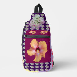 Bandolera Flower Power 2 Print Cut Sew Bag