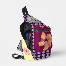 Bandolera Flower Power 2 Print Cut Sew Bag