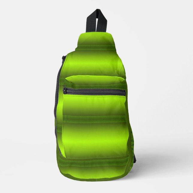 Bandolera Foliage verde (Anverso)