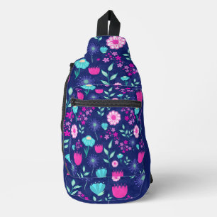Bandolera Fondo lindo con patrón floral