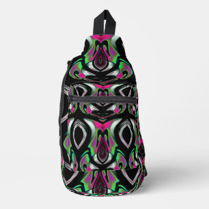 Bandolera Formas futuras Prisma Metálico Rosa