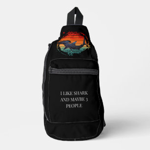 BANDOLERA FRASE PERSONALIZADA ME GUSTA EL TIBURÓN Y QUIZÁS 3
