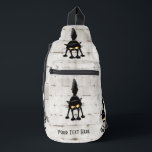 Bandolera Funny Fierce Black Cat Cartoon<br><div class="desc">Funny Fierce Black Cat Cartoon Character looking menacing. Original Vector Art Design © BluedarkArt TheChameleonArt.</div>