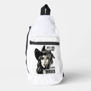 Bandolera Fusión Majestuosa: Madre que ama a los caballos