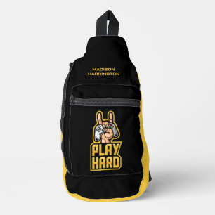 Bandolera Gamer de nombre personalizado