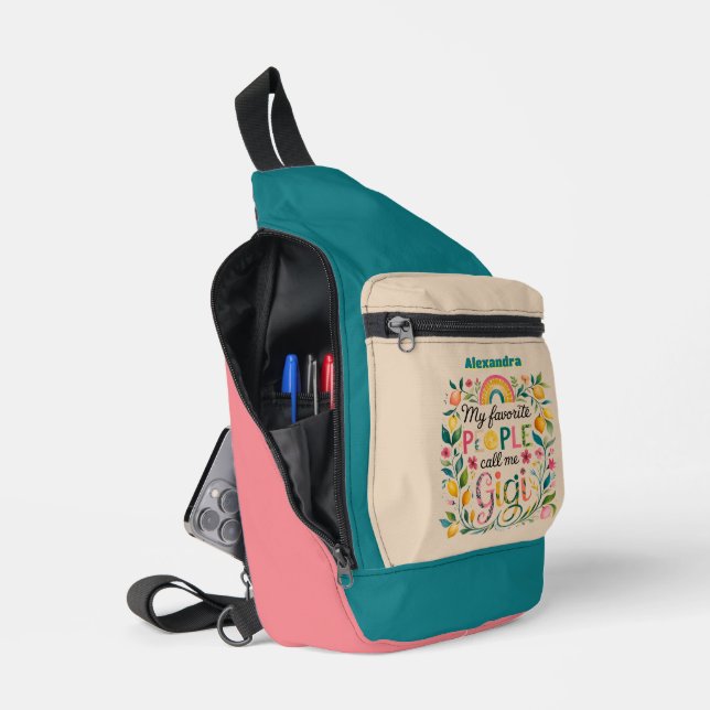 Bandolera ❤️ GIGI personalizado regalo Día de la Madre cumpl (Abierto)