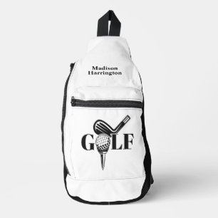 Bandolera Golf de nombre personalizado