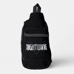 Bandolera Gráfico de nombres de alta tecnología nocturna