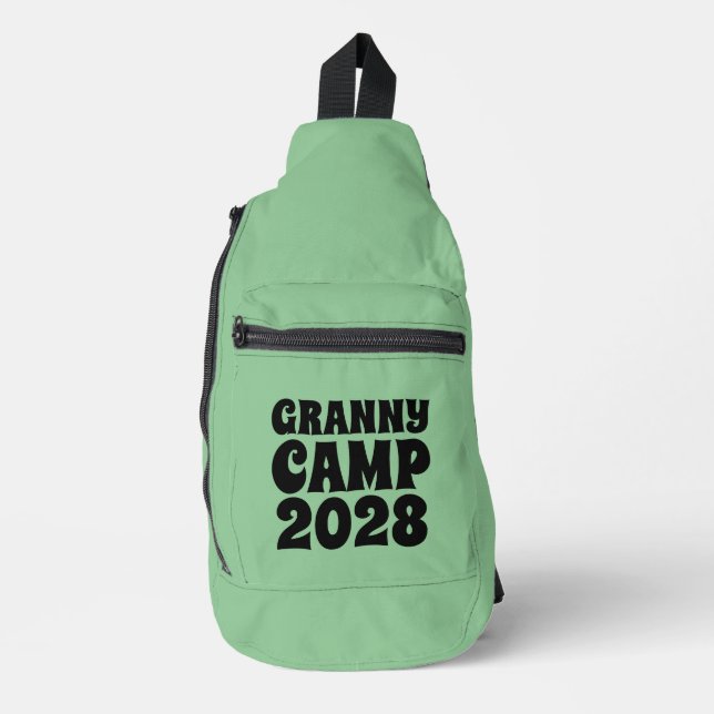 Bandolera Granny Camp Retro Green (Anverso)