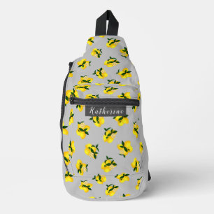 Bandolera Gris de Moda limón