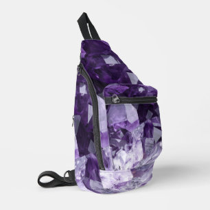 Bandolera Grupo de Cristal Curativo de Amatista