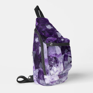 Bandolera Grupo de Cristal Curativo de Amatista