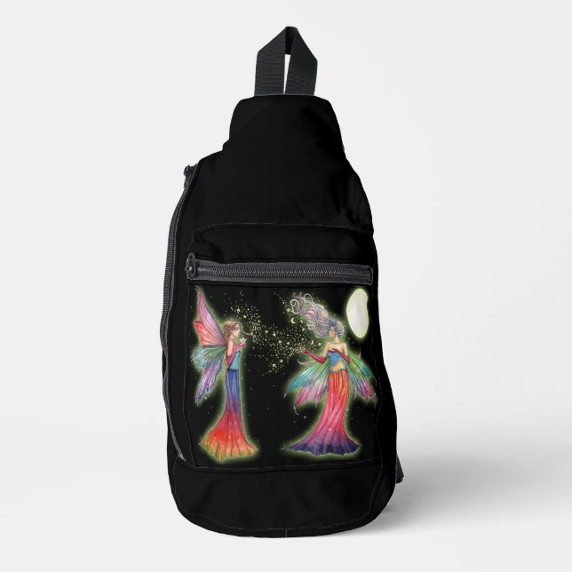 Bandolera Hadas Estrella Arcoíris Arte Fantástico (Anverso)