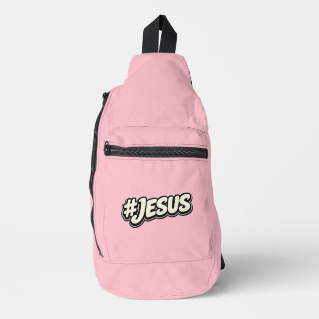 Bandolera Hashtag - JESÚS - Cristiano (Anverso)
