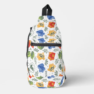 Bandolera Herbolario Mágico Patrón de Casas HOGWARTS™