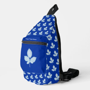 Bandolera Hojas de bramble de impresión de Cyano