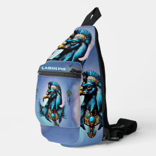 Bandolera Horus el dios del halcón egipcio.