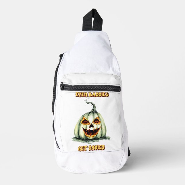 Bandolera Incluso los malhechores consiguen calabaza malvada (Anverso)