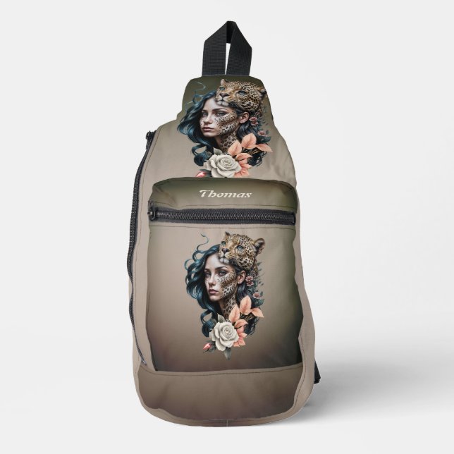 Bandolera Interacción fascinante entre el animal y el humano (Anverso)