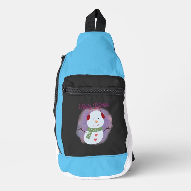 Bandolera invierno saludo (Anverso)