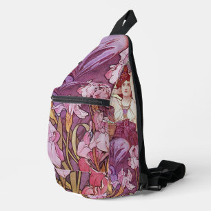 Bandolera Iris morado