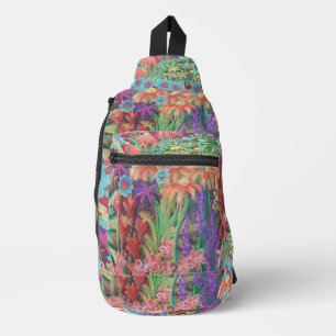 Bandolera jardín de flores