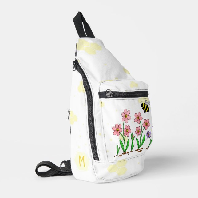 Bandolera Jardín Feliz Abeja (Esquina izquierda)
