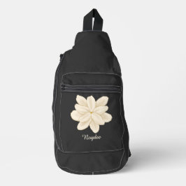 Bandolera Jasmine Flor Blanca Nombre Elegante