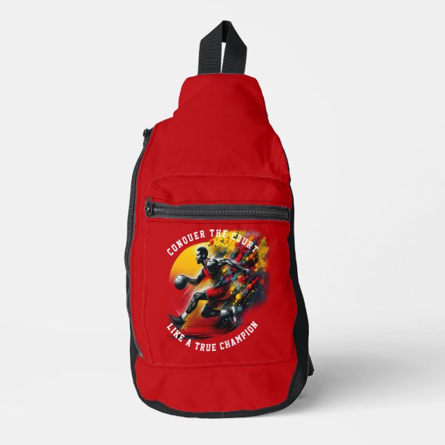 Bandolera Jugador de Baloncesto (Anverso)