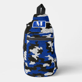 Bandolera Kentucky Blue White Classic Camo Pattern